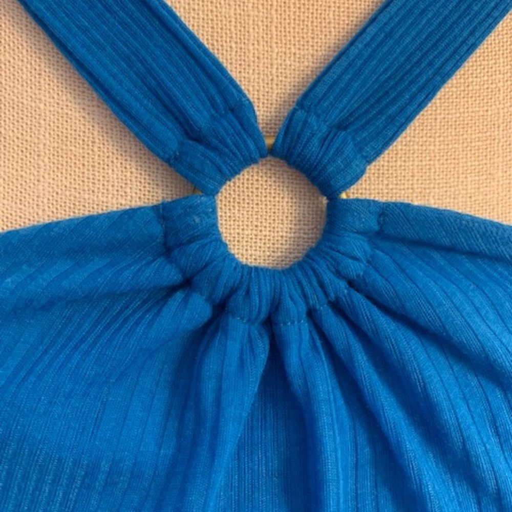 Free People Just a Fling tank - Blue - Size XS - Picture 5 of 9